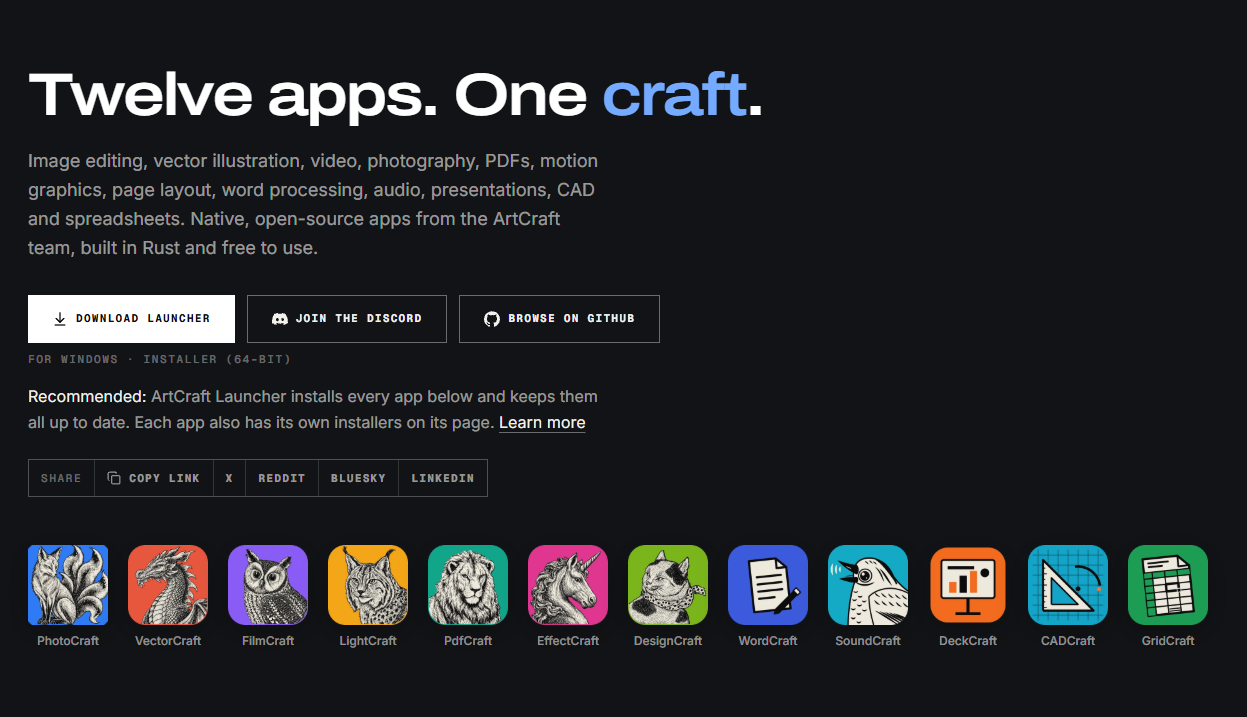 artcraft la suite logiciel anti microsoft et adobe